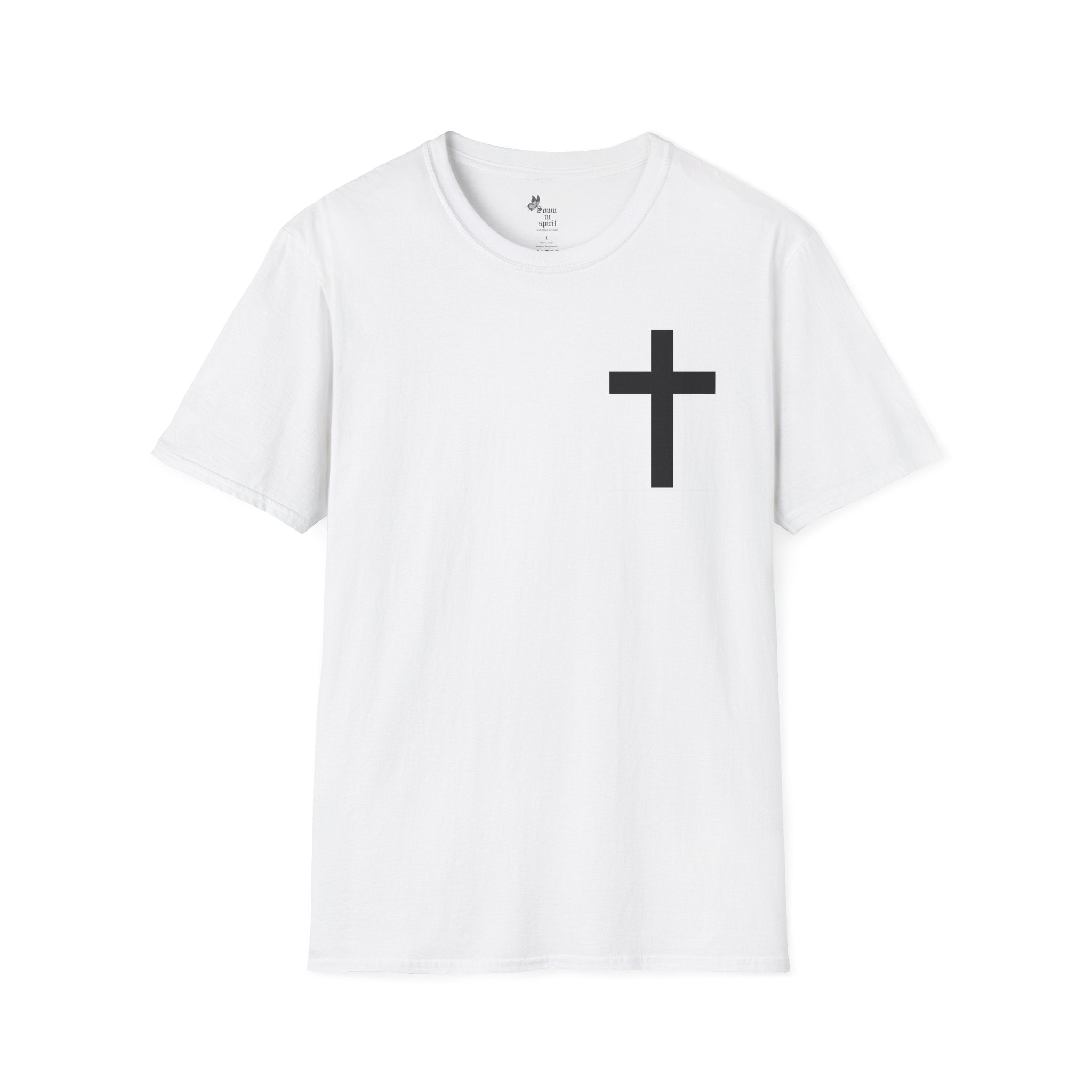 Faith-Inspired Unisex Softstyle T-Shirt - John 3:16 Design