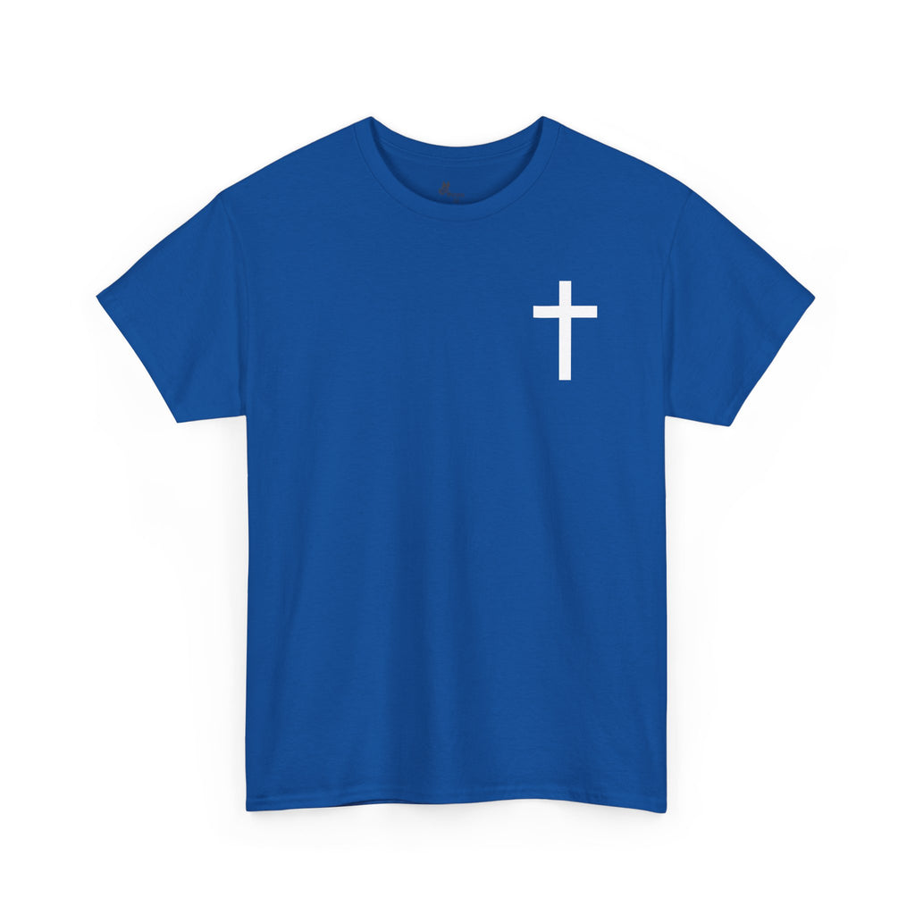 Unisex Heavy Cotton Tee - 'Living Proof of a Loving God' Inspirational Shirt