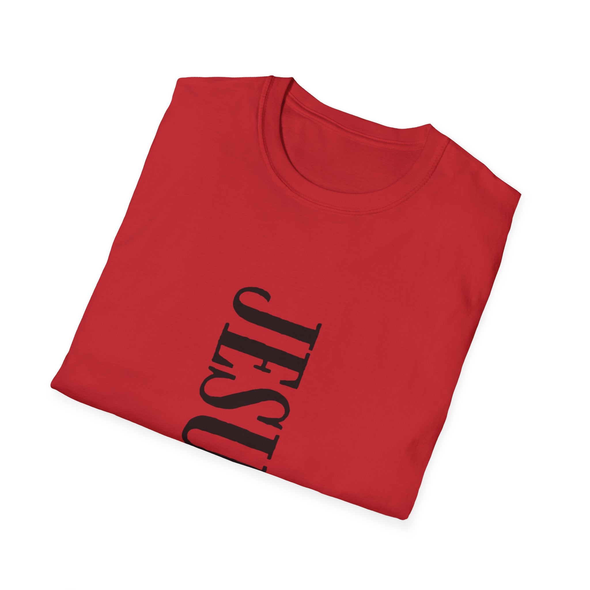 Faith-Inspired Unisex Softstyle T-Shirt | Jesus Is King Design