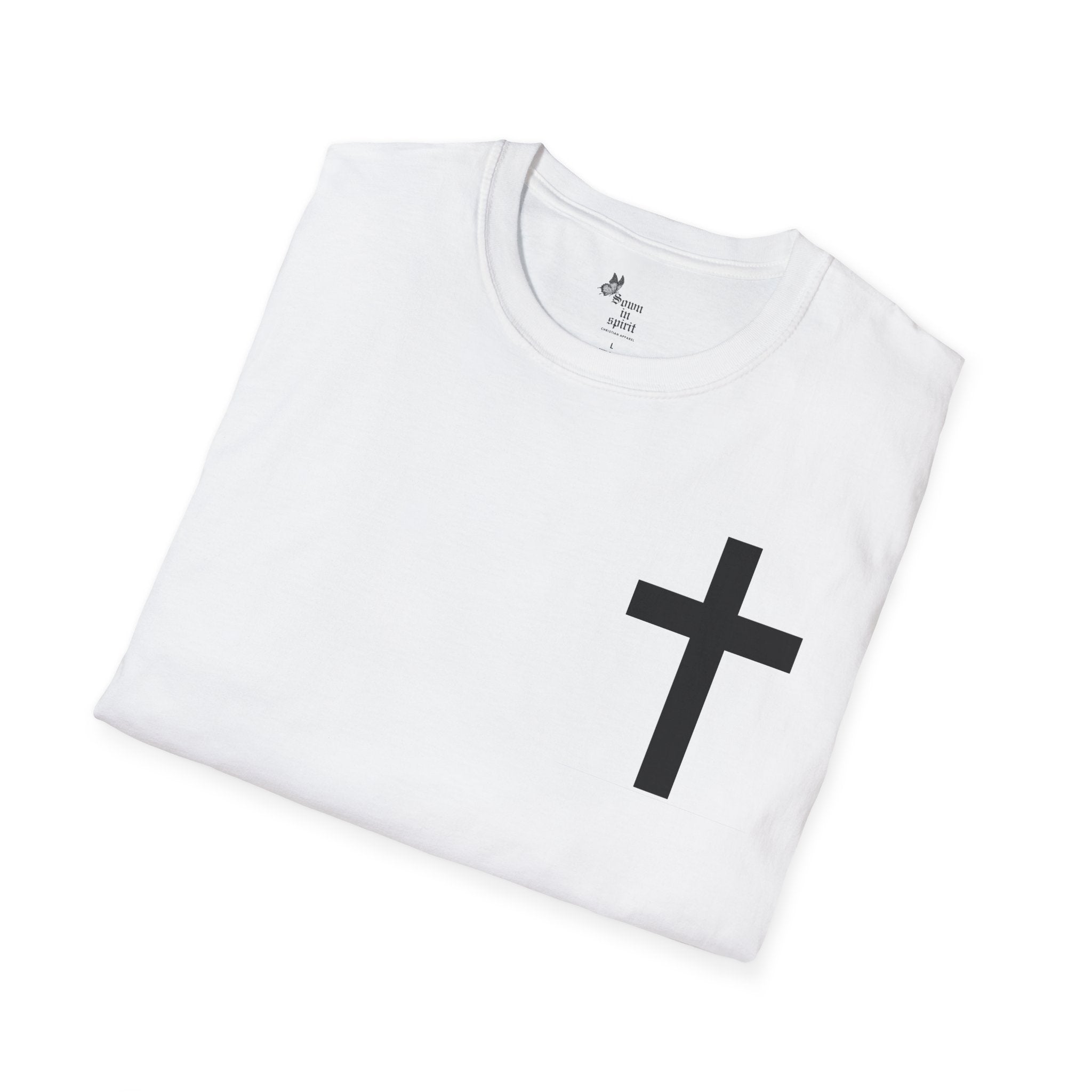 Faith-Inspired Unisex Softstyle T-Shirt - John 3:16 Design