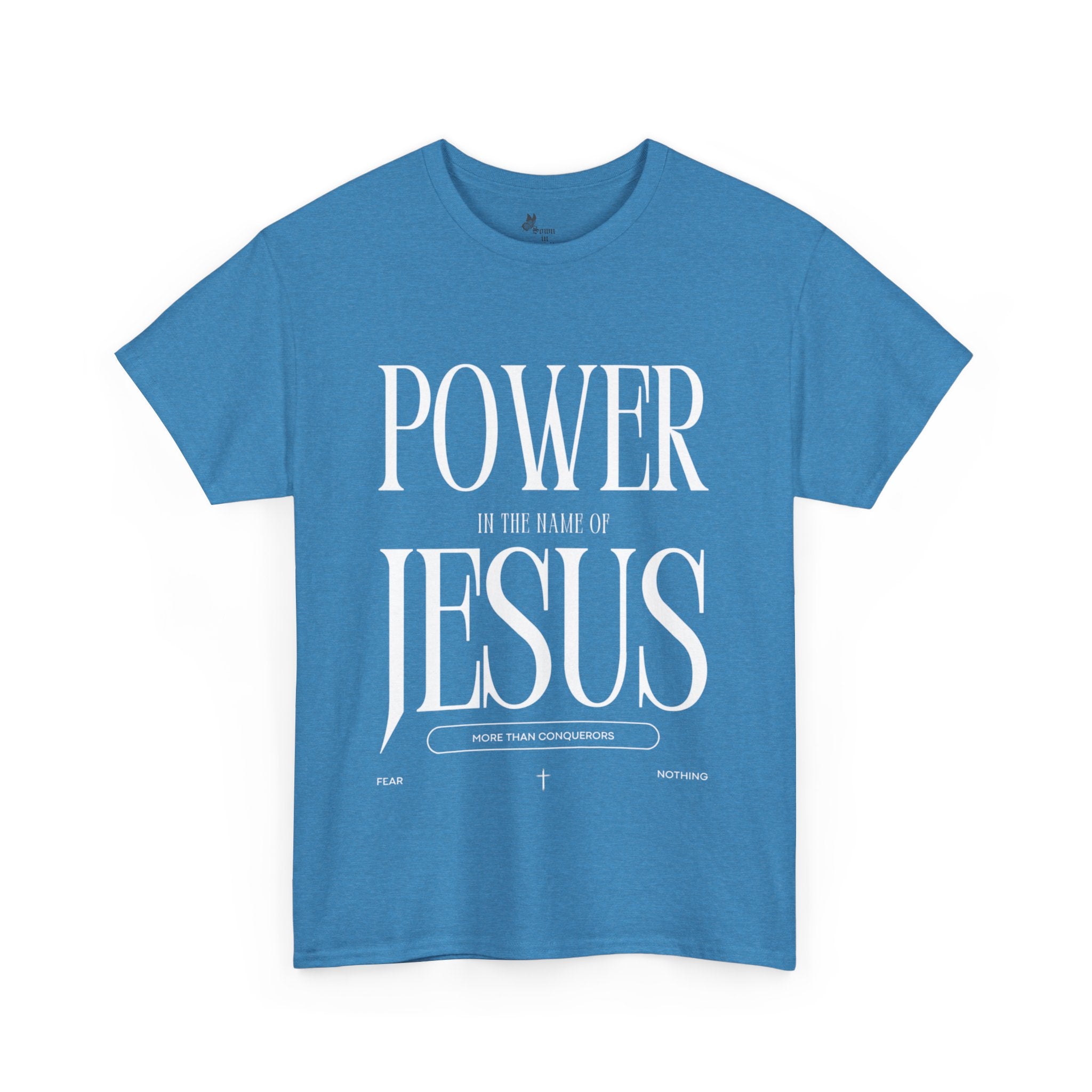 Inspirational Jesus Power Tee - Unisex Heavy Cotton T-Shirt