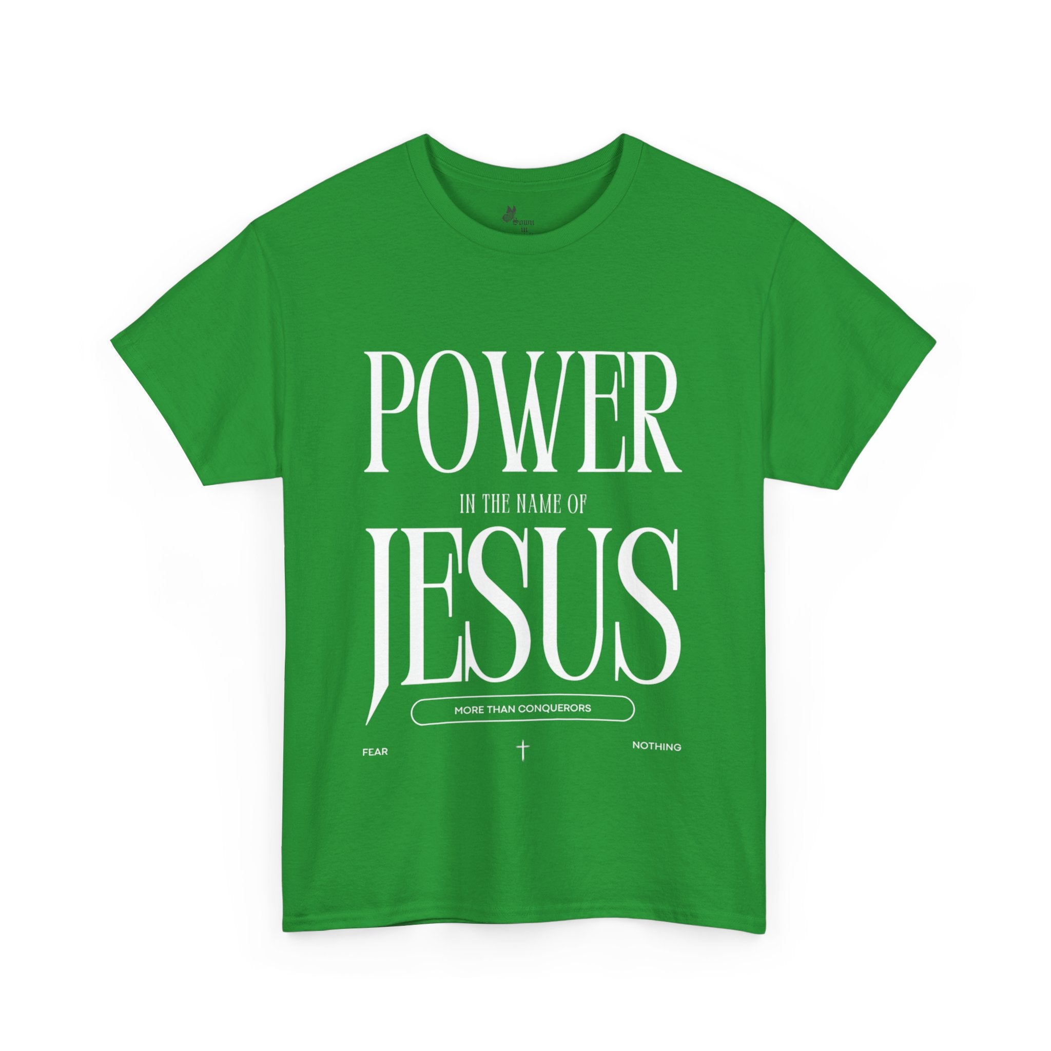 Inspirational Jesus Power Tee - Unisex Heavy Cotton T-Shirt