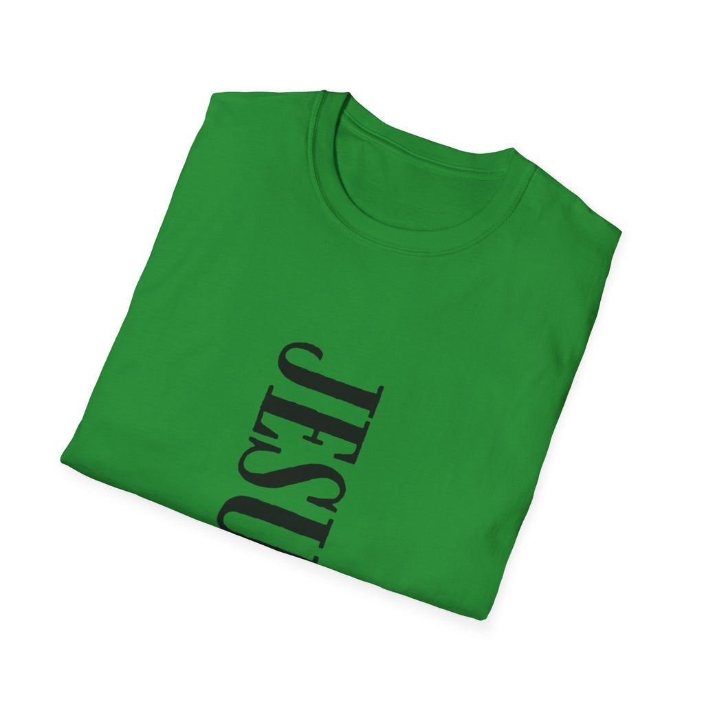 Faith-Inspired Unisex Softstyle T-Shirt | Jesus Is King Design